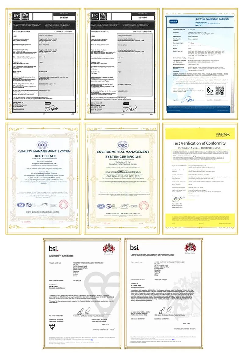 smoke alarm certificate